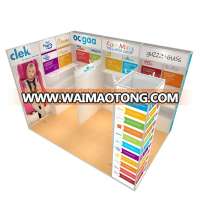 aluminum slatwall portable exhibition stand for baby product